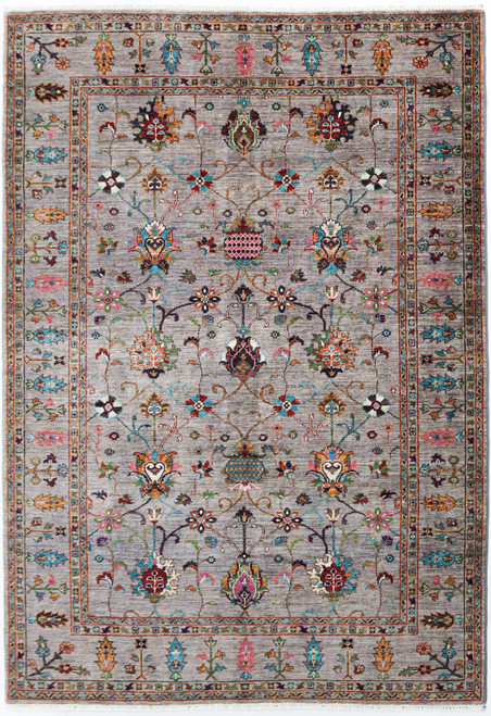 Fine Khorjin Sultani Veg Dye Rug (Ref 5003) 259x183cm
