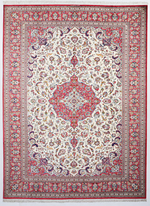 Pure Silk Qum Persian Rug (Ref 10) 350x250cm