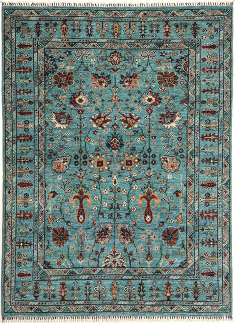 Suzani Khorjin Fine Veg Dye Rug (Ref 8019) 202x150cm