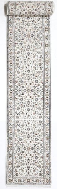 Nain Fine Jaipur Wool and Silk Runner (Ref 1041) 677x77cm