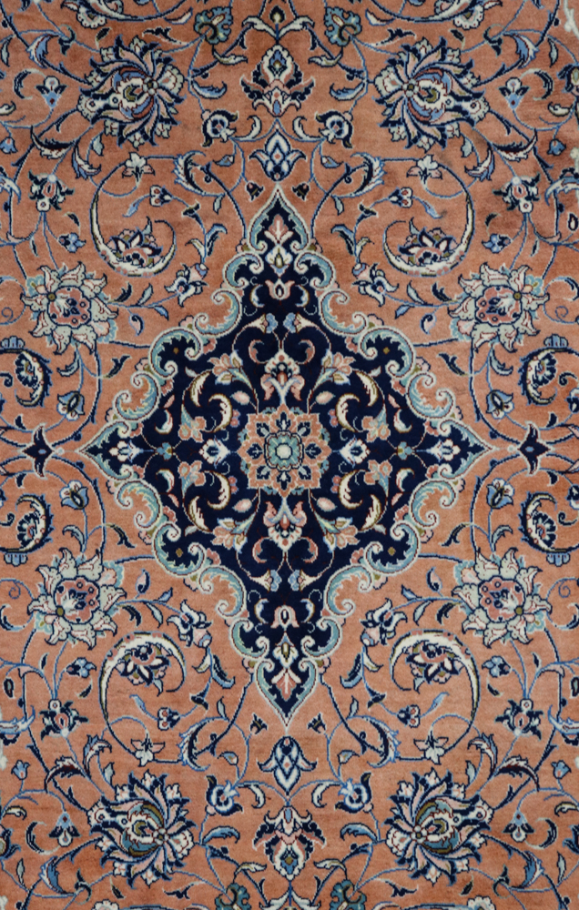 Sarouk Soft Coral Vintage Persian Rug (Ref 328) 320x210cm