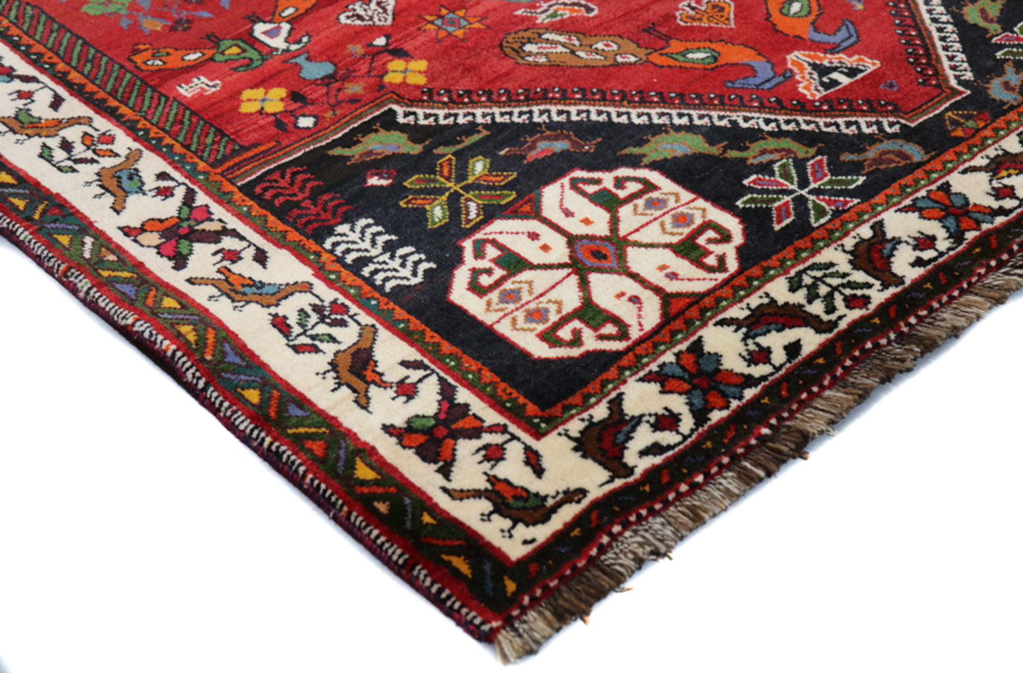 ラグ shiraz qashqai rug No.5 Shiraz Qashqai Fine Persian Rug (Ref 450) 270x177cm