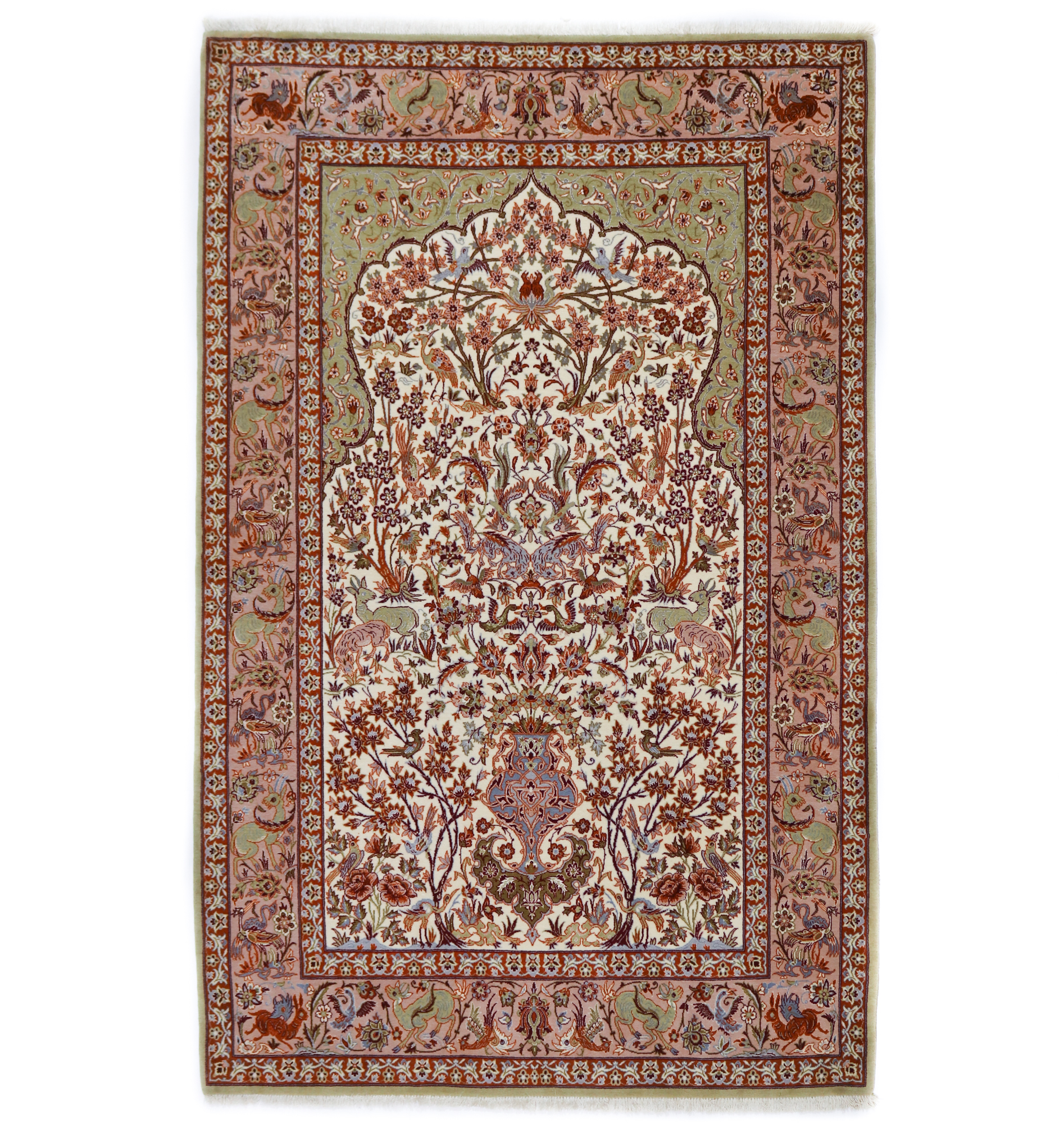 Isfahan Tree of Life Fine Persian Rug (Ref 73a) 170x110cm
