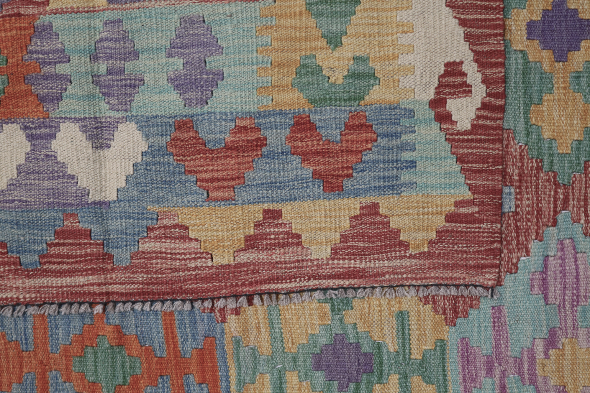 Afghan Oversize Veg Dye Kilim Rug (Ref 3030) 479x249cm - Persian