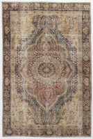 Zero Pile Kirman Vintage Persian Rug (Ref 3547) 281x189cm