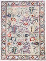  Ariyana Khorjin Floral Fine Veg Dye Rug (Ref 6) 365x270cm