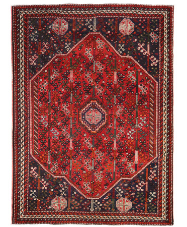 ラグ・カーペット Qashqai shiraz rug Shiraz Qashqai Fine Pictorial Persian Rug (Ref 101754) 295x213cm
