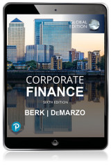 9781292446356::Corporate Finance, Global Edition ,6th edition