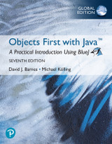 9781292478104::Objects First with Java: A Practical Introduction Using BlueJ, Global Edition ,7th edition