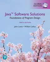 9781292484341::Java Software Solutions, Foundations of Program Design, Global Edition (International eBook) ,10th edition