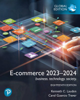 9781292478067::E-Commerce 2023: Business, Technology, Society, Global Edition ,18th edition