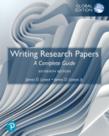 9781292489476::Writing Research Papers: A Complete Guide, Global Edition -- Pearson eText (OLP) 180 days Subscription ,16th edition