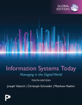 9781292766416::Information Systems Today: Managing in the Digital World, Global Edition ,10th edition