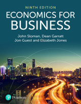 9781292473567::Economics for Business ,9th edition