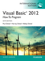 9780273793564::Visual Basic 2012 How to Program ,6th edition