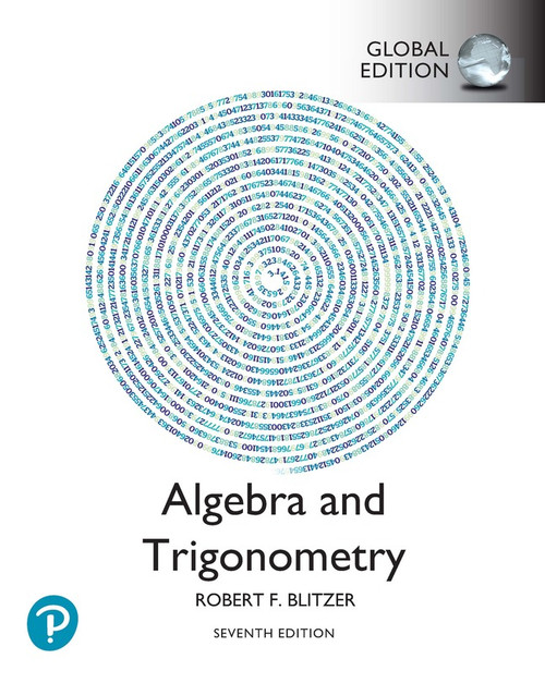 9781292746197::Algebra and Trigonometry, Global Edition -- Pearson eText (OLP) 5Yr Subscription ,7th edition