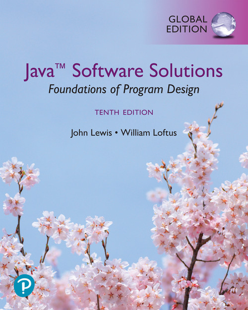 9781292484341::Java Software Solutions, Foundations of Program Design, Global Edition (International eBook) ,10th edition