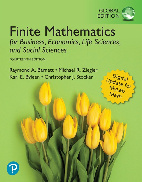 9781292477114::Finite Mathematics for Business, Economics, Life Sciences, and Social Sciences, Global Edition ,14th edition