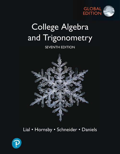 9781292756011::College Algebra and Trigonometry (Digital Update), Global Edition ,7th edition