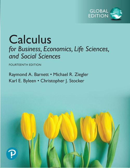 9781292768397::Calculus for Business, Economics, Life Sciences, and Social Sciences, Global Edition ,14th edition