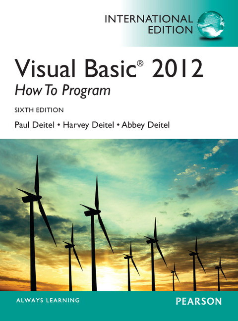 9780273793564::Visual Basic 2012 How to Program ,6th edition