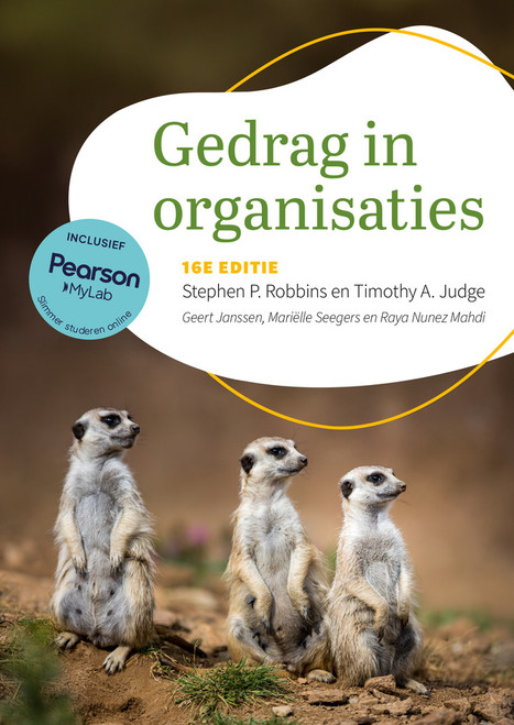 9789043045506::Gedrag in Org 16e -- Pearson eText (OLP) ,16th edition