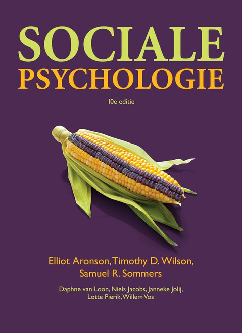 9789043045049::Sociale psychologie 10e ,10th edition