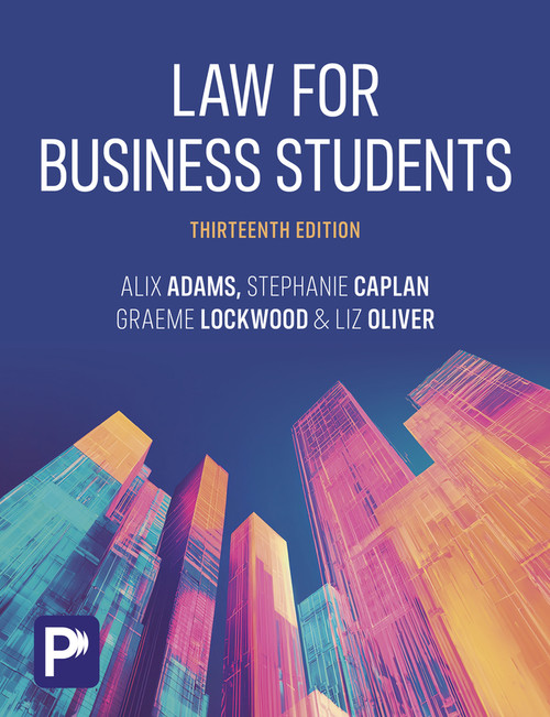 9781292756646::Law for Business Students ,13th edition