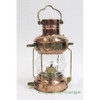 Ships Anchor Lantern Oil Lamp Copper Brass Nautical Decor