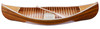 Display Cedar Strip Built Canoe Wooden Model