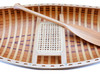 Display Cedar Strip Built Canoe Wooden Model