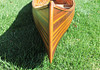 Display Cedar Strip Built Canoe Model Flat Matte