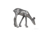 Buck Doe Deer Statue Figurines Metal Home Decor
