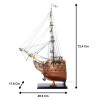 HMS Victory Bow Section Model Lord Nelsons Flagship