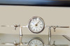 Airplane Clock Aluminum Desktop Mantel Shelf Aviation Decor
