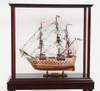 Sailboat Model Display Case Legs Cabinet Stand