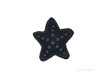 Navy Blue Starfish Shaped Throw Pillow Coastal Decor