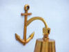 Brass Plated Aluminum Ships Bell Anchor Bracket