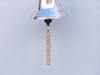 Chrome Plated Cast Aluminum Bell Hanging Wall Decor 