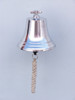 Chrome Plated Cast Aluminum Bell Hanging Wall Decor 