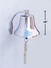 Chrome Plated Cast Aluminum Bell Hanging Wall Decor 