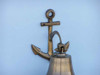 Antique Brass Cast Aluminum Ship Bell Anchor Bracket