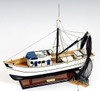 Shrimp Trawler Work Boat Wooden Fishing Model