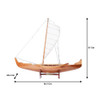 Hawaiian Outrigger Canoe Boat Model Traditional Sailing