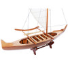 Hawaiian Outrigger Canoe Boat Model Traditional Sailing