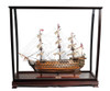 HMS Victory Table Top Display Case Nelsons Model 