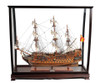 San Felipe Display Case Wooden Tall Ship Model