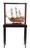 San Felipe Spanish Galleon Ship Model Display Case