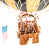 Hot Air Balloon Model Black Aviation Ceiling Decor