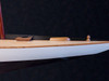 1898 Shamrock I Half Hull Wood Model Americas Cup Yacht Sailboat